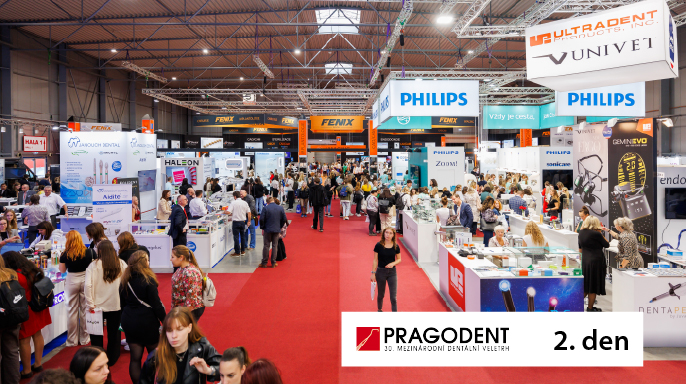 Online reportáž PRAGODENT 2025 – 2. den