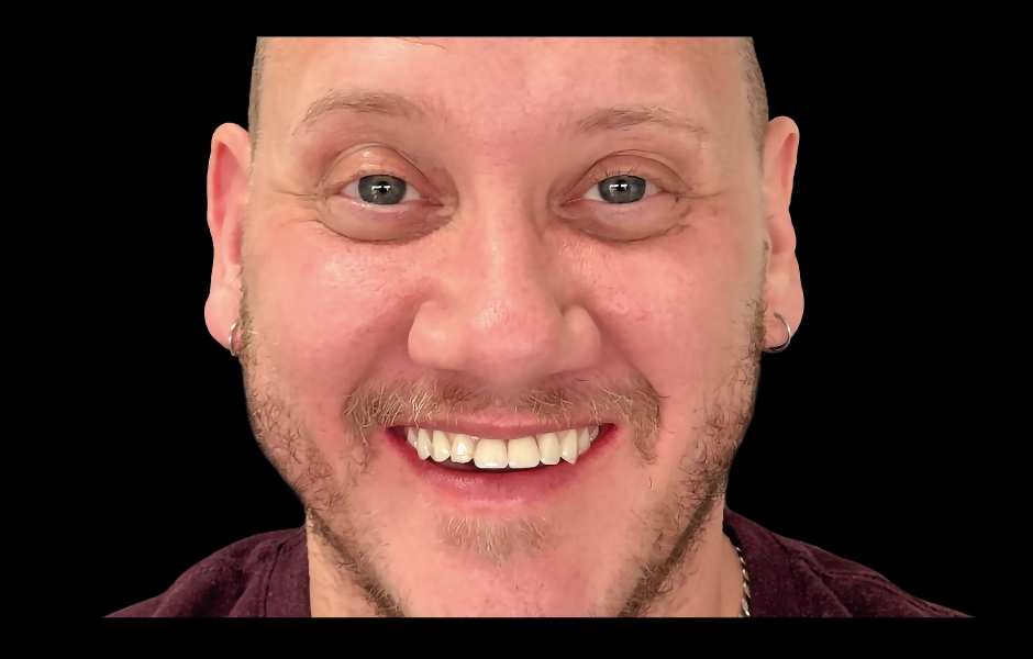 Obr. 1: Výchozí klinická situace pacienta.