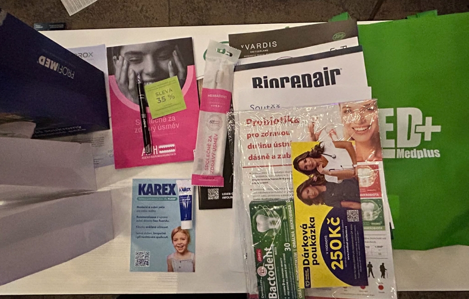 Obr. 8: Uvítací balíček pro dentální hygienistky
