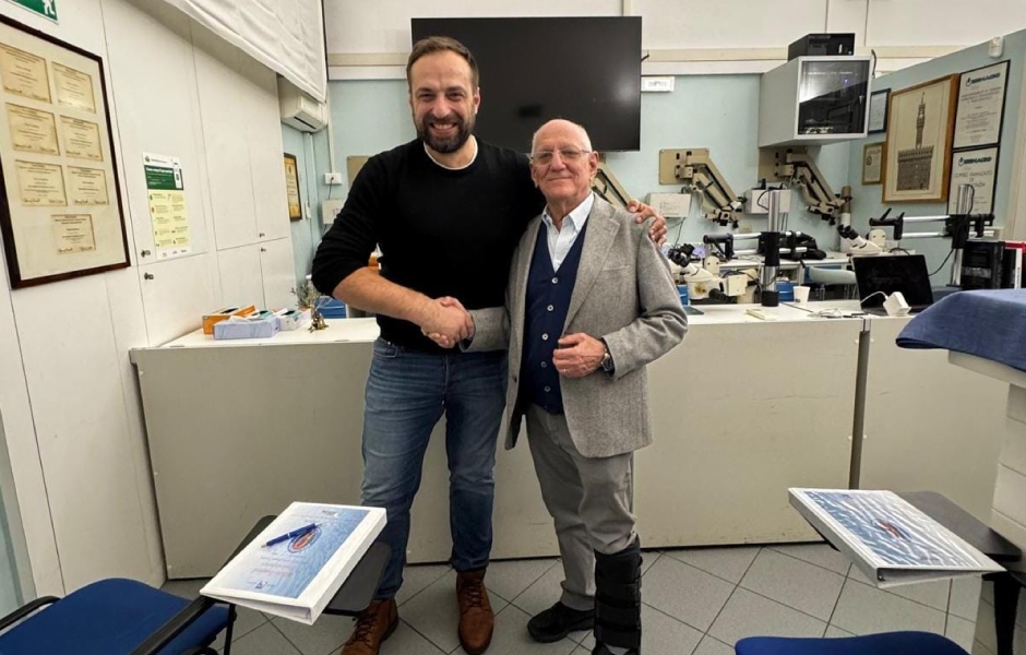 S organizátorem kongresu Castellucci Prague 2026 ve své ordinaci ve Florencii