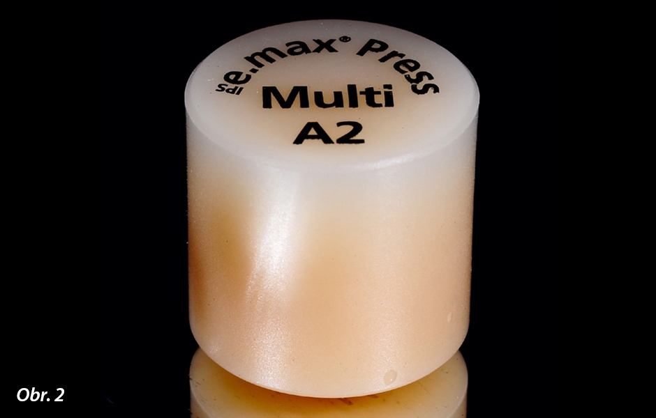 Ingot IPS e.max® Press Multi v odstínu A2