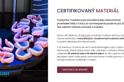 3D tisk zubních náhrad bez lepení a dobarvování díky certifikovanému materiálu TrueDent 3D tisk zubních náhrad bez lepení a dobarvování díky certifikovanému materiálu TrueDent