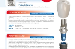Šroubovaná korunka a individuální abutment – teoretický kurz Šroubovaná korunka a individuální abutment – teoretický kurz