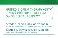Guided Biofilm Therapy (GBT) – nový přístup k profylaxi Swiss Dental Academy Guided Biofilm Therapy (GBT) – nový přístup k profylaxi Swiss Dental Academy
