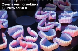 3D tisk zubních náhrad bez lepení a dobarvování