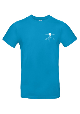 Pánské bavlněné tričko "Roots line" modré