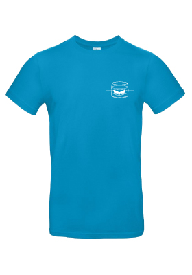 Pánské bavlněné tričko "Glass line" modré